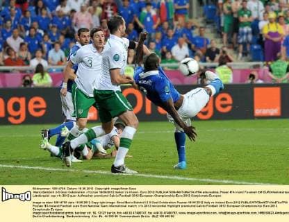 Mario Balotelli 2-0 Goal Celebration - Poznan 18 06 2012 Italien Vs Irland - Euro 2012 allexsabba
