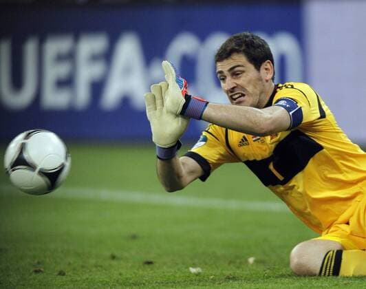 EURO-2012 ESP-CROAT Iker Casillas