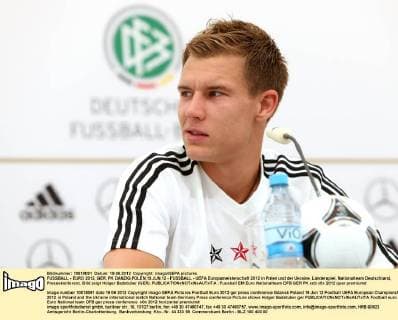 FUSSBALL - EURO 2012, GER, PK DANZIG,POLEN,19.JUN.12 - FUSSBALL - UEFA Europameisterschaft 2012 in Polen und der Ukraine, Länderspiel, Nationalteam Deutschland, Pressekonferenz. Bild zeigt Holger Badstuber (GER). 