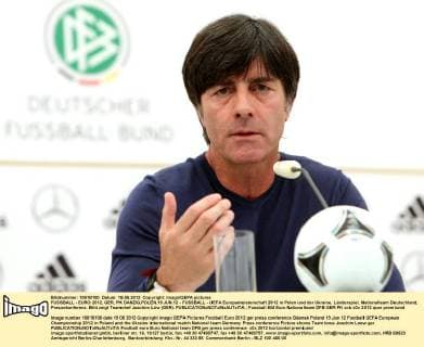 FUSSBALL - EURO 2012, GER, PK DANZIG,POLEN,19.JUN.12 - FUSSBALL - UEFA Europameisterschaft 2012 in Polen und der Ukraine, Länderspiel, Nationalteam Deutschland, Pressekonferenz. Bild zeigt Teamchef Joachim Löw (GER). 