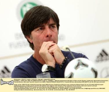FUSSBALL - EURO 2012, GER, PK DANZIG,POLEN,19.JUN.12 - FUSSBALL - UEFA Europameisterschaft 2012 in Polen und der Ukraine, Länderspiel, Nationalteam Deutschland, Pressekonferenz. Bild zeigt Teamchef Joachim Löw (GER). 