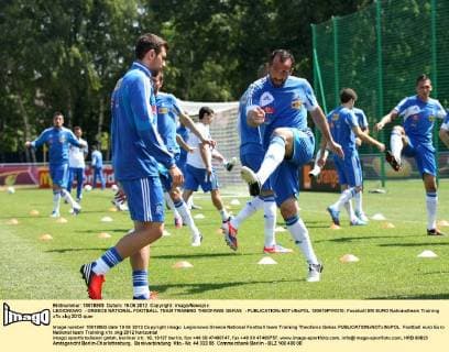 LEGIONOWO - GREECE NATIONAL FOOTBALL TEAM TRAINING THEOFANIS GEKAS -  120619PYK010