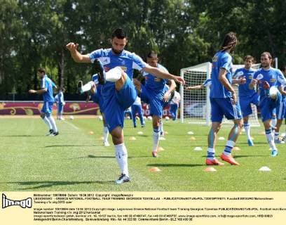 LEGIONOWO - GREECE NATIONAL FOOTBALL TEAM TRAINING GEORGIOS TZAVELLAS -  120619PYK011