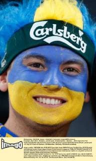 Fussball - Euro 2012 - Donetsk - Länderspiel - Gruppenphase - Ukraine - - Bild zeigt einen Fan. 