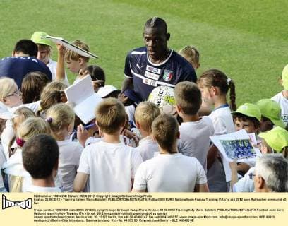 Krakau 20 06 2012 - Training Italien; Mario Balotelli 