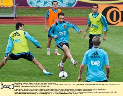 Juanfran - Spain national soccer team during training session for the Euro 2012 in Gniewino --- delu_200612 