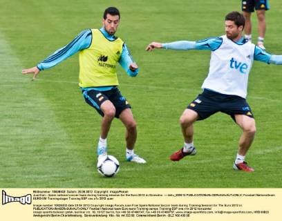 Juanfran - Spain national soccer team during training session for the Euro 2012 in Gniewino --- delu_200612 