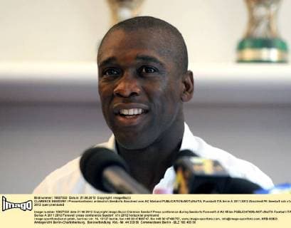 CLARENCE SEEDORF Pressekonferenz anlässlich Seedorfs Abschied vom AC Mailand