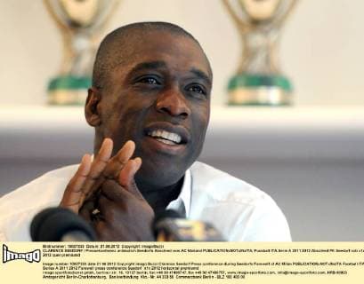 CLARENCE SEEDORF Pressekonferenz anlässlich Seedorfs Abschied vom AC Mailand