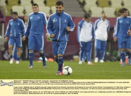 EURO 2012 - - Gdansk - 21 JUNE 2012 - Greece Offcial Training Session at PGE Arena of Gdansk. Sotirios Ninis 
