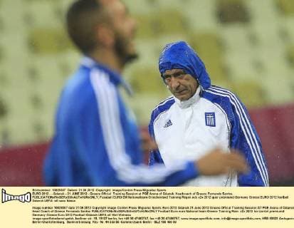 EURO 2012 - - Gdansk - 21 JUNE 2012 - Greece Offcial Training Session at PGE Arena of Gdansk. Headcoach of Greece Fernando Santos. 