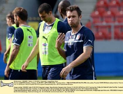 Antonio CASSANO (Italien) - Krakow, 21.06.2012 - UEFA EURO 2012 - Training Italien - allexsabba