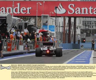 Motorsports: FIA Formula One World Championship 2012, Grand Prix of Europe, 4 Lewis Hamilton (GBR, Vodafone McLaren Mercedes), xHOCHxZWEIx
