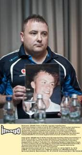 A body found floating in a canal on June 20, 2012 in Bygdoszcz, Poland has been identified by a family member as that of an Irish soccer fan who came to the country for the European Championship. James Nolan disappeared early Sunday in the northern city of Bydgoszcz. Members of James Nolan s family at a press conference on June 21in Bydgoszcz, Poland  EN_01034306_0014