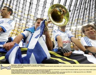 22.06.2012 - Gdansk. UEFA EURO 2012 Griechenland Fan -  MAO120622_007