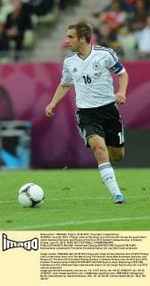 GDANSK, June 22, 2012 - Philipp Lahm of Germany runs with the ball during the quarterfinal match between Germany and Greece at the Euro 2012 football championships in Gdansk, Poland, June 22, 2012. EURO 2012 FOOTBALL CHAMPIONSHIPS 