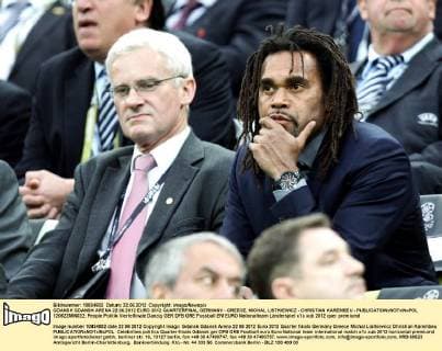 GDANSK GDANSK ARENA 22.06.2012 EURO 2012 QUARTERFINAL GERMANY - GREECE, MICHAL LISTKIEWICZ - CHRISTIAN KAREMBEU -  120622MIN022