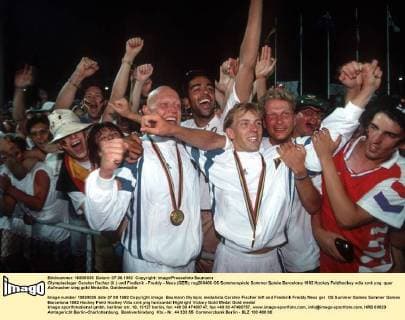 Olympiasieger Carsten fischer (li.) und Frederik - Freddy - Ness (GER)