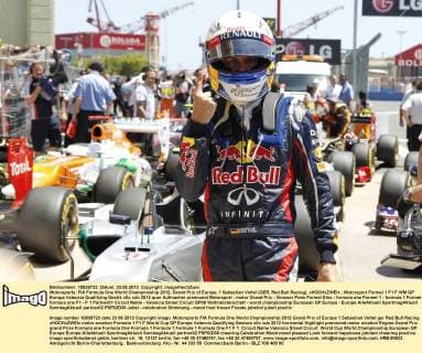 Motorsports: FIA Formula One World Championship 2012, Grand Prix of Europe, 1 Sebastian Vettel (GER, Red Bull Racing), xHOCHxZWEIx