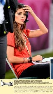 Sara Carbonero - girlfriend of Iker Casillas- Spain - Euro 2012 - 23 06 2012 AnthonyBibard FEP Panoramic 