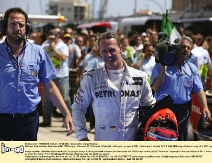 Michael Schumacher (Mercedes GP) GP Europa - Valencia 2012 Formel 1 Grand Prix Europa - Valencia 2012