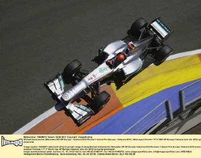 Michael Schumacher (Mercedes GP) GP Europa - Valencia 2012 Formel 1 Grand Prix Europa - Valencia 2012