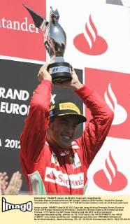 Fernando Alonso (Scuderia Ferrari) GP Europa - Valencia 2012 Formel 1 Grand Prix Europa - Valencia 2012