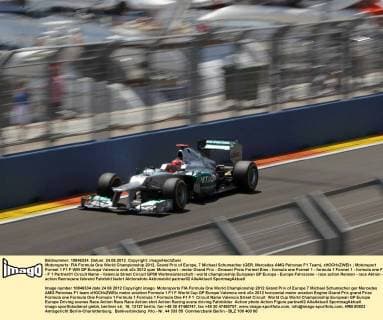 Motorsports: FIA Formula One World Championship 2012, Grand Prix of Europe, 7 Michael Schumacher (GER, Mercedes AMG Petronas F1 Team), xHOCHxZWEIx