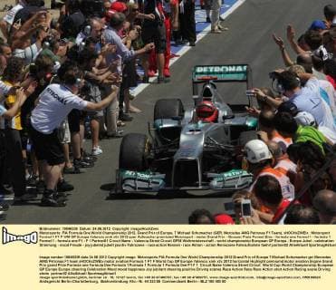 Motorsports: FIA Formula One World Championship 2012, Grand Prix of Europe, 7 Michael Schumacher (GER, Mercedes AMG Petronas F1 Team), xHOCHxZWEIx