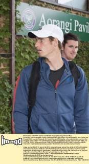 24.06.2012. The Wimbledon Tennis Championships 2012 held at The All England Lawn Tennis and Croquet Club, London, England, UK. Andy Murray at Wimbledon s Aorangi practice courts on the day prior to the start of The Championships. PHOTO mandatory by-line: Duncan Grove FRPS. Tel +44 7788 260334. xDuncanxGrovex  ActionPlus193836