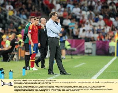 Laurent Blanc (Frankreich) FOOTBALL : Frankreich vs Spanien - 1 4 - Euro 2012 - 23 06 2012 NLeGouicFEP 