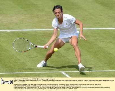Tennis : Wimbledon Tennis Championships 2012 - Francesca Schiavone 26 06 2012 