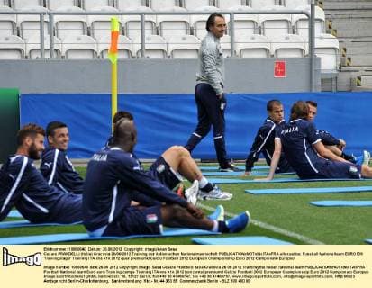 Cesare PRANDELLI (Italia) Cracovia 26 06 2012 Training der italienischen Nationalmannschaft allexsabba