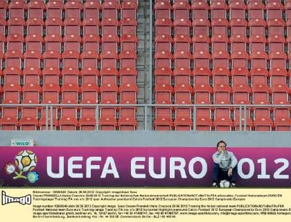 Cesare PRANDELLI (Italia) Cracovia 26 06 2012 Training der italienischen Nationalmannschaft allexsabba