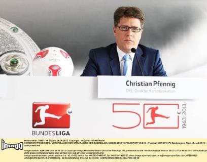 CHRISTIAN PFENNIG DFL, VORSTELLUNG DER SPIELPLAENE DER BUNDESLIGA SAISON 2012 13 FRANKFURT 26.6.12