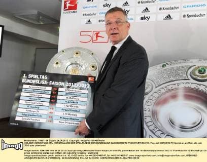 HOLGER HIERONYMUS DFL, VORSTELLUNG DER SPIELPLAENE DER BUNDESLIGA SAISON 2012 13 FRANKFURT 26.6.12