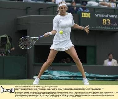 Victoria Azarenka of Belarus in action during day two of the Wimbledon Tennis Championships at The All England Lawn Tennis Club. xNigelxWaldronx  ActionPlus20131983