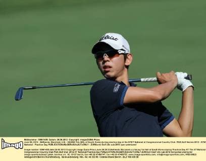June 26, 2012 - Bethesda, Maryland, U.S. - SEUNG YUL NOL of South Korea during practice day at the AT&T National at Congressional Country Club. PGA Golf Herren 2012 - AT&T National - Practice Day - ZUMAcn4