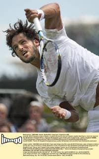 June 26, 2012 Feliciano Lopez of Spain, in action during his loss to Finland s Jarkko Nieminen in the first round of the Wimbledon Championships, played at All England Lawn Tennis and Croquet Club, London, England TENNIS: JUN 26 Wimbledon Championships Icon20132052 EDITORIAL USE ONLY