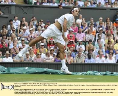 Tennis : Wimbledon tennis Championship 2012 27 06 2012 Roger Federer 