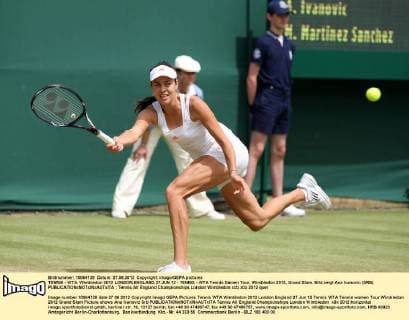 TENNIS - WTA, Wimbledon 2012 LONDON,ENGLAND,27.JUN.12 - TENNIS - WTA Tennis Damen Tour, Wimbledon 2012, Grand Slam. Bild zeigt Ana Ivanovic (SRB). 