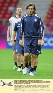 Football - European Championships 2012 - Italy Training Andrea Pirlo of Italy at the National Stadium, Warsaw 