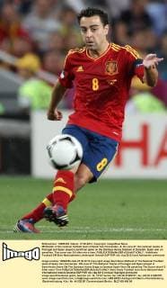 Midfielder of the national football team of Spain Xavi Hernandez –8. On June 27, the national teams of Portugal and Spain played a semifinal game on the Donbass Arena Stadium in Donetsk. Spain won on penalties. The score was 0-0 after extra time. 
