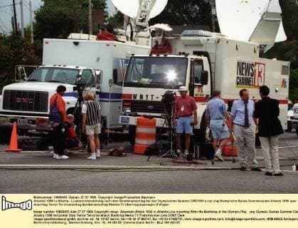 Attentat 1996 in Atlanta - Liveberichterstattung nach dem Bombenanschlag bei den Olympischen Spielen
