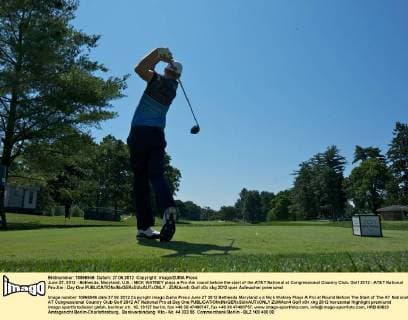 June 27, 2012 - Bethesda, Maryland, U.S. - NICK WATNEY plays a Pro-Am round before the start of the AT&T National at Congressional Country Club. Golf 2012 - AT&T National Pro-Am - Day One - ZUMAcn4