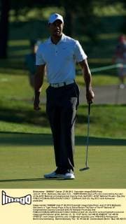 June 27, 2012 - Bethesda, Maryland, U.S. - TIGER WOODS plays a Pro-Am round before the start of the AT&T National at Congressional Country Club. Golf 2012 - AT&T National Pro-Am - Day One - ZUMAcn4