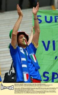 Italien Fan FUSSBALL - EURO 2012, WARSCHAU, Halbfinale 