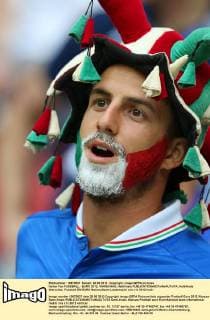 Italien Fan FUSSBALL - EURO 2012, WARSCHAU, Halbfinale 