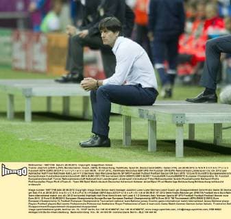 Trainer Joachim LOEW (LÖW), Bundestrainer, Coach, (GER), Enttäuschung, Halbfinale, Spiel 30, Deutschland (GER) - Italien (ITA), am 28.06.2012 in W A R S C H A U P o l e n Fussball UEFA EURO 2012 P o l e n U k r a i n e vom 08.06. - 01.07.2012.