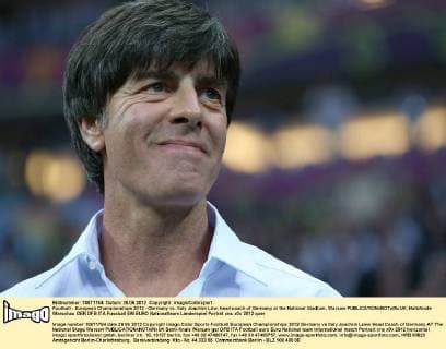 Football - European Championships 2012 - Germany vs. Italy Joachim Löw, head coach of Germany at the National Stadium, Warsaw 